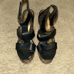 Nine West Wedge Sandals Sz 8
